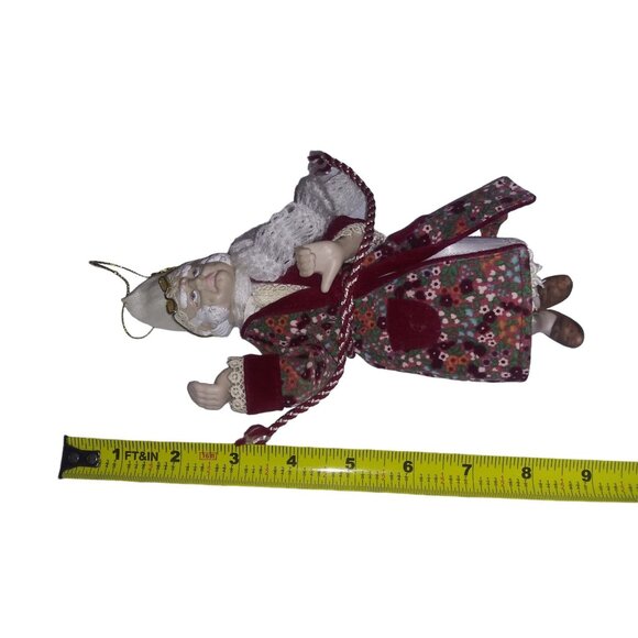 VTG Kurt Adler Ebenezer Scrooge Porcelain Holiday 8 Inch Ornament 1984 - Picture 10 of 10